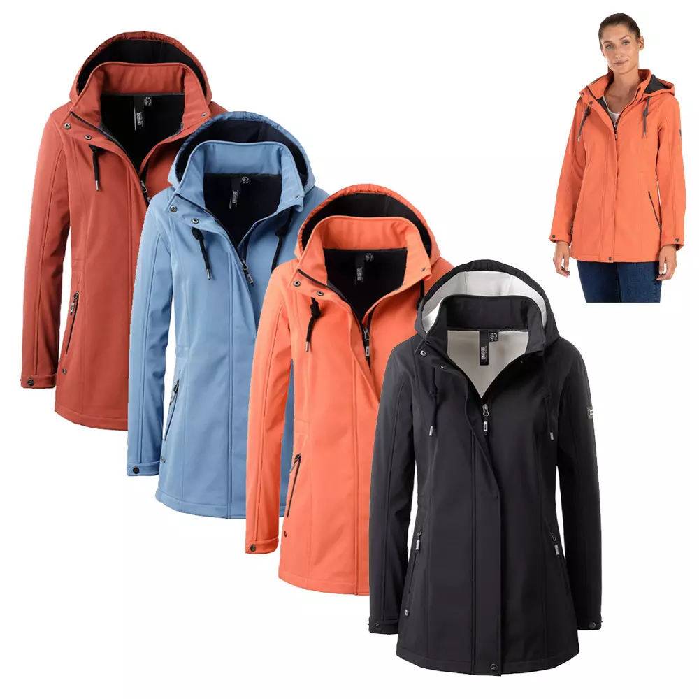 LPO - 3 Lagen wasserdichte Softshelljacke mit Fleece Innenseite Neeke