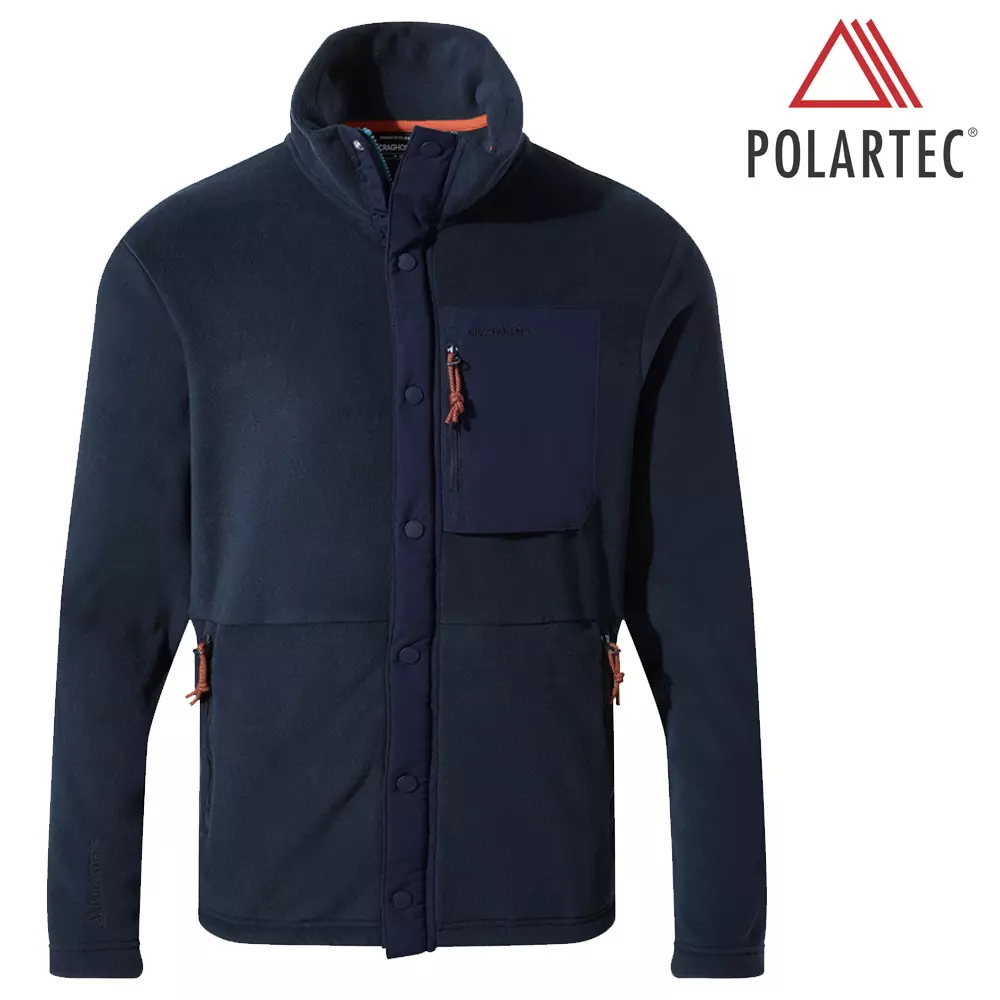 Craghoppers - Polartec Argo Full Zip Fleecejacke für Herren, Blue Navy