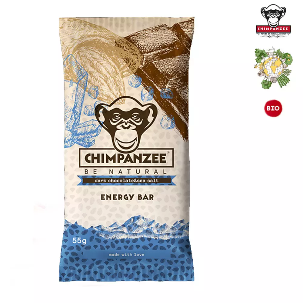 CHIMPANZEE - Energy Bar (55gr.)  - Riegel - dark chocolate & sea salt