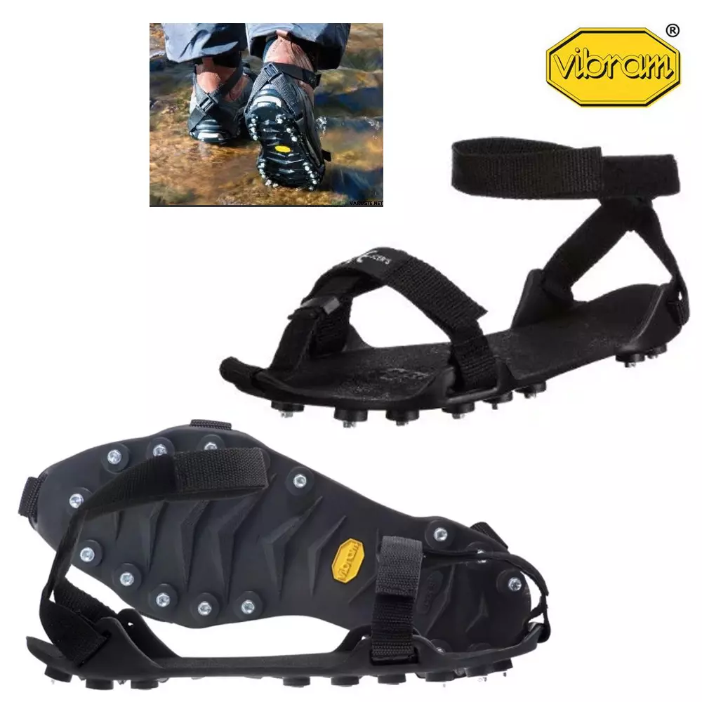 ICER's - Vibram T Ice Grip Sohle mit Spikes für sicheres gehen bei Eis und Schnee