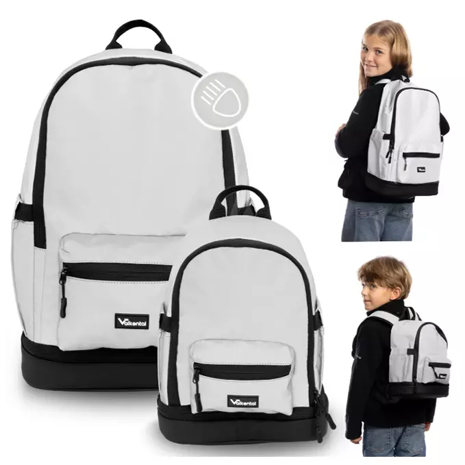 Valkental - Reflektierender Kinderrucksack für Schule und Kindergarten