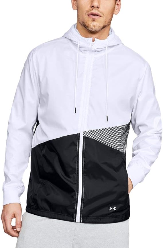 Under Armour - Herren Jacke  Unstoppable Windbreaker, weiß