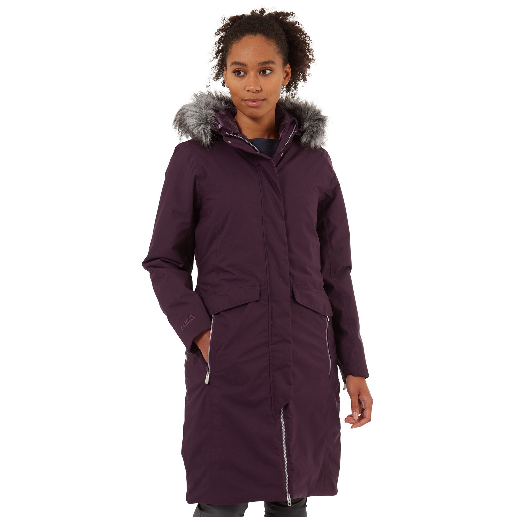 Craghoppers - Suona - Damen Winter Mantel Wintermantel, lila