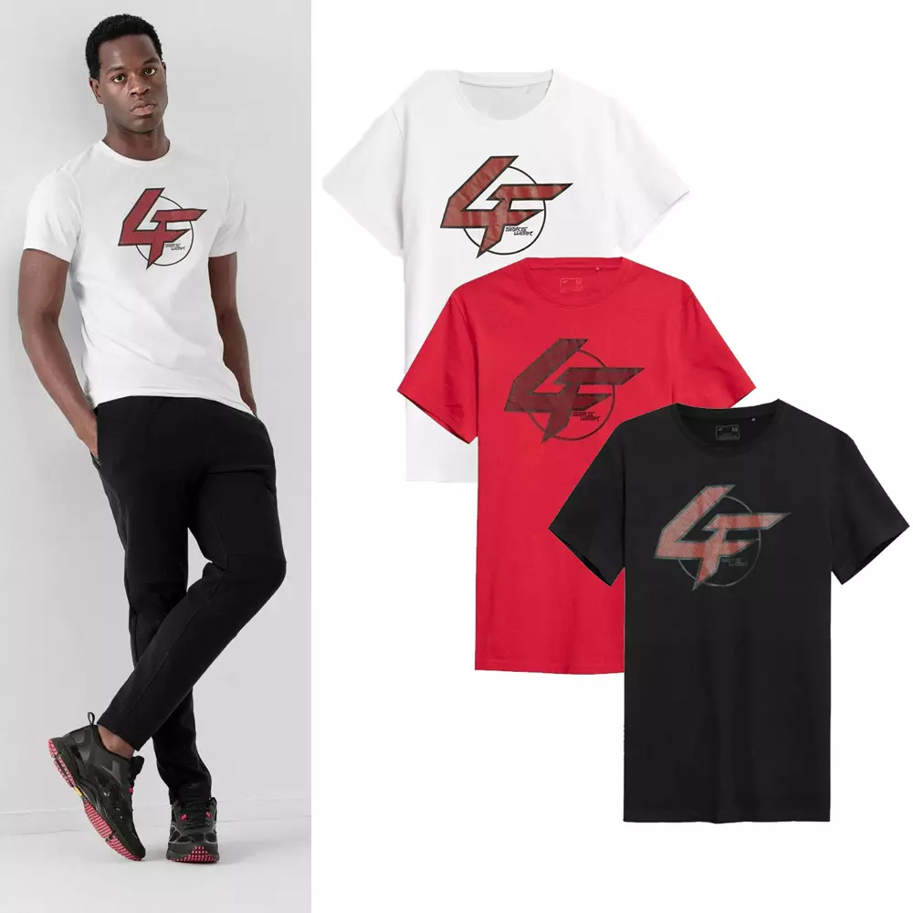 4F Sport - Herren T-Shirt aus Baumwolle