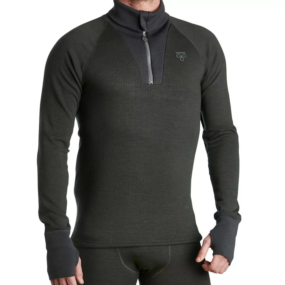 TERMO - Wool Original 2.0 Roll-neck - Merino Herren Zipper Pullover