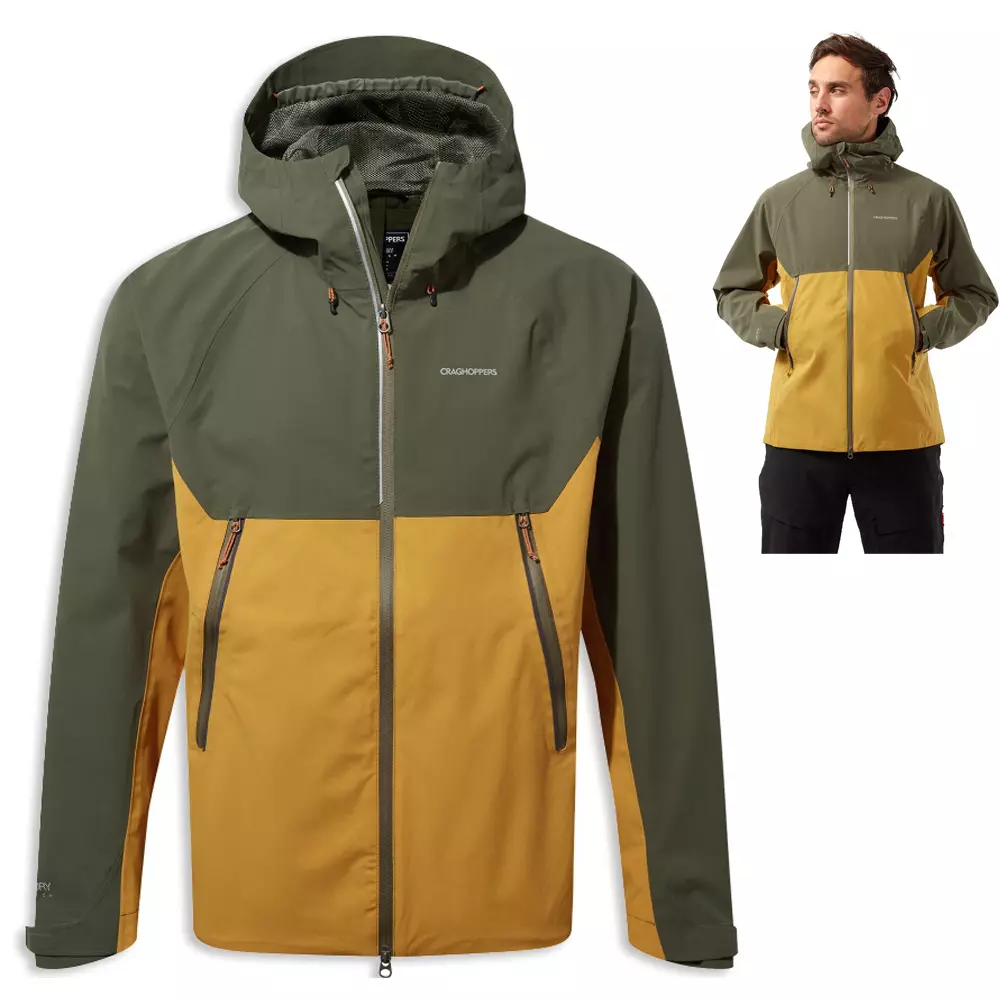 Craghoppers - Trelawney Jacket Herren Regenjacke - gelb grün