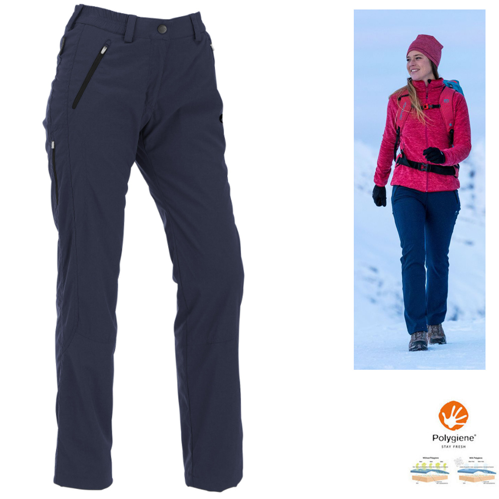 Maul - Sarek REC - Damen Megaliner warme Softshellhose, navy