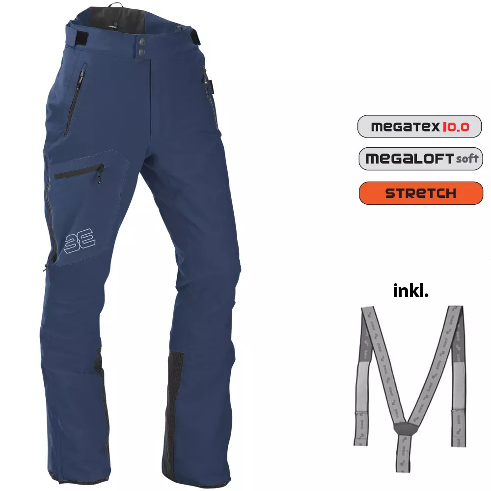 Maul - Hochseiler 2 - Herren Winterhose Skihose Megatex 10.0 - blau