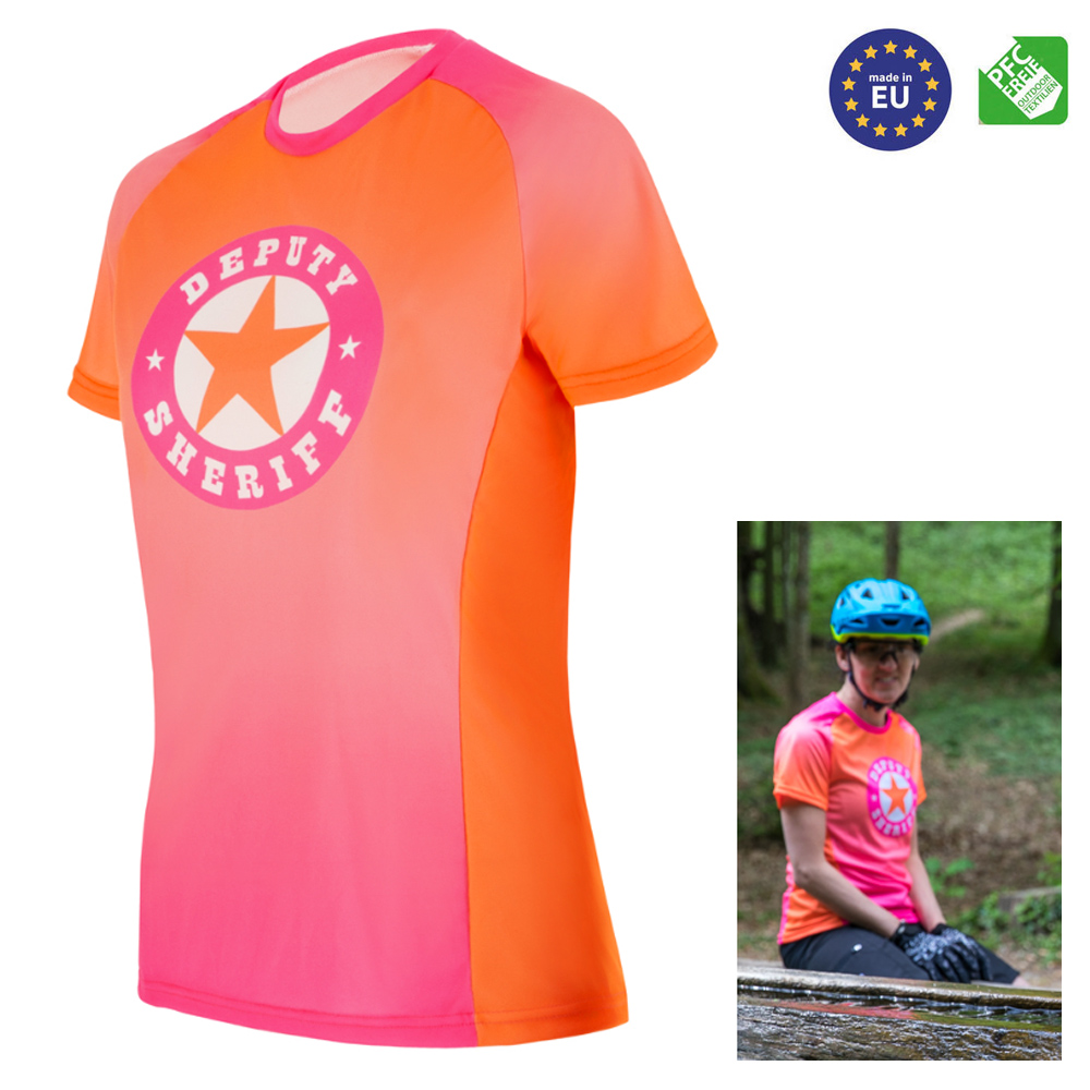 Deputy Sheriff - Damen Radtrikot Underground Girl2 Trikot Radshirt MTB