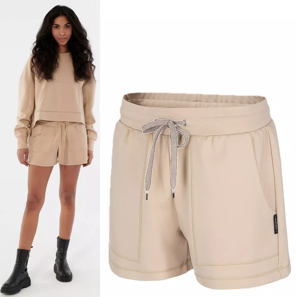 Outhorn - Damen Sweat Shorts Baumwolle - beige