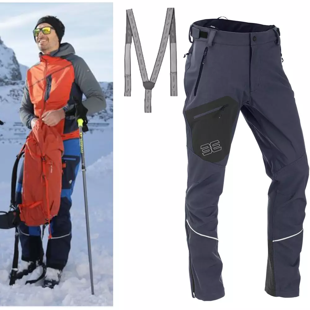 Maul - Monte Tamaro 2XT - wasserdichte Herren Tourenhose - navy