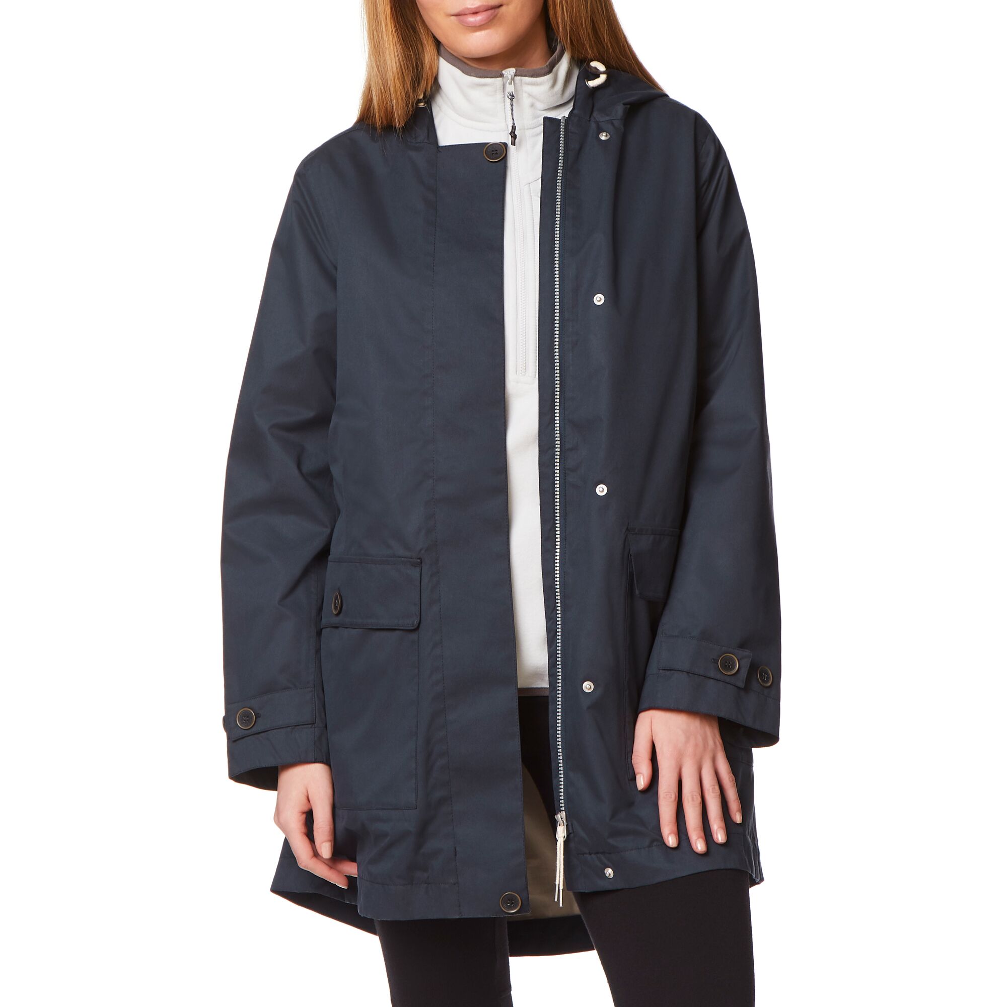 Craghoppers - wasserdichte Regenjacke Kylie 15.000 WT Mantel, navy