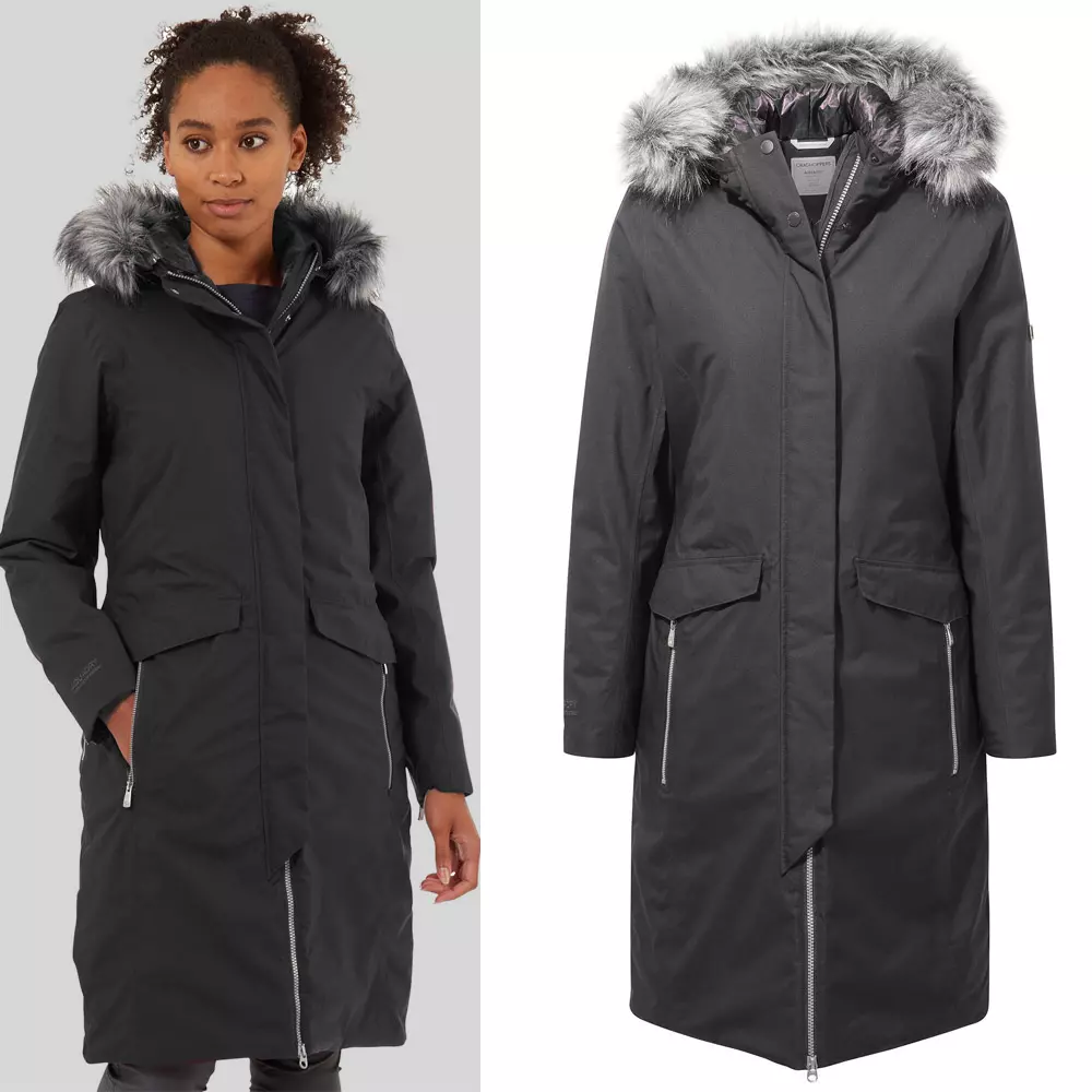 Craghoppers - Suona - Damen Winter Mantel - dunkelgrau