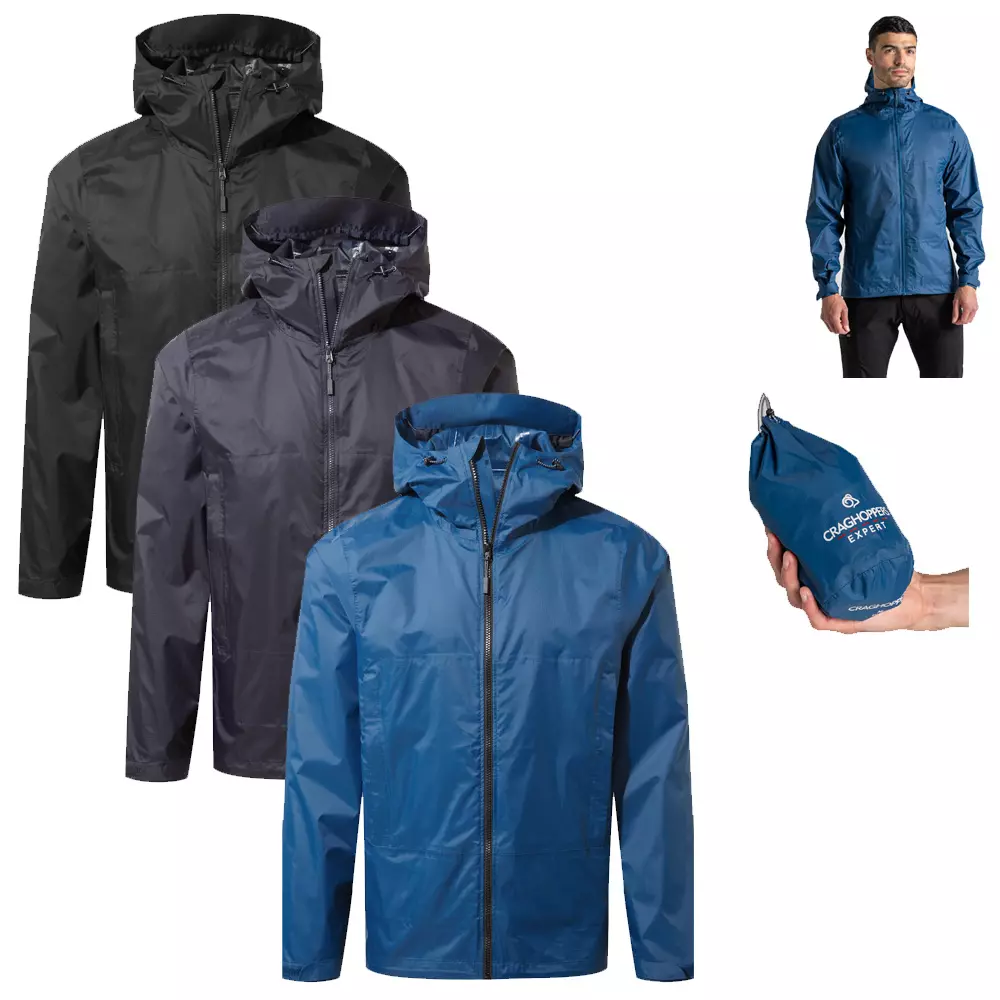 Craghoppers - 2 Lagen AquaDry packable Regenjacke Expert Packable