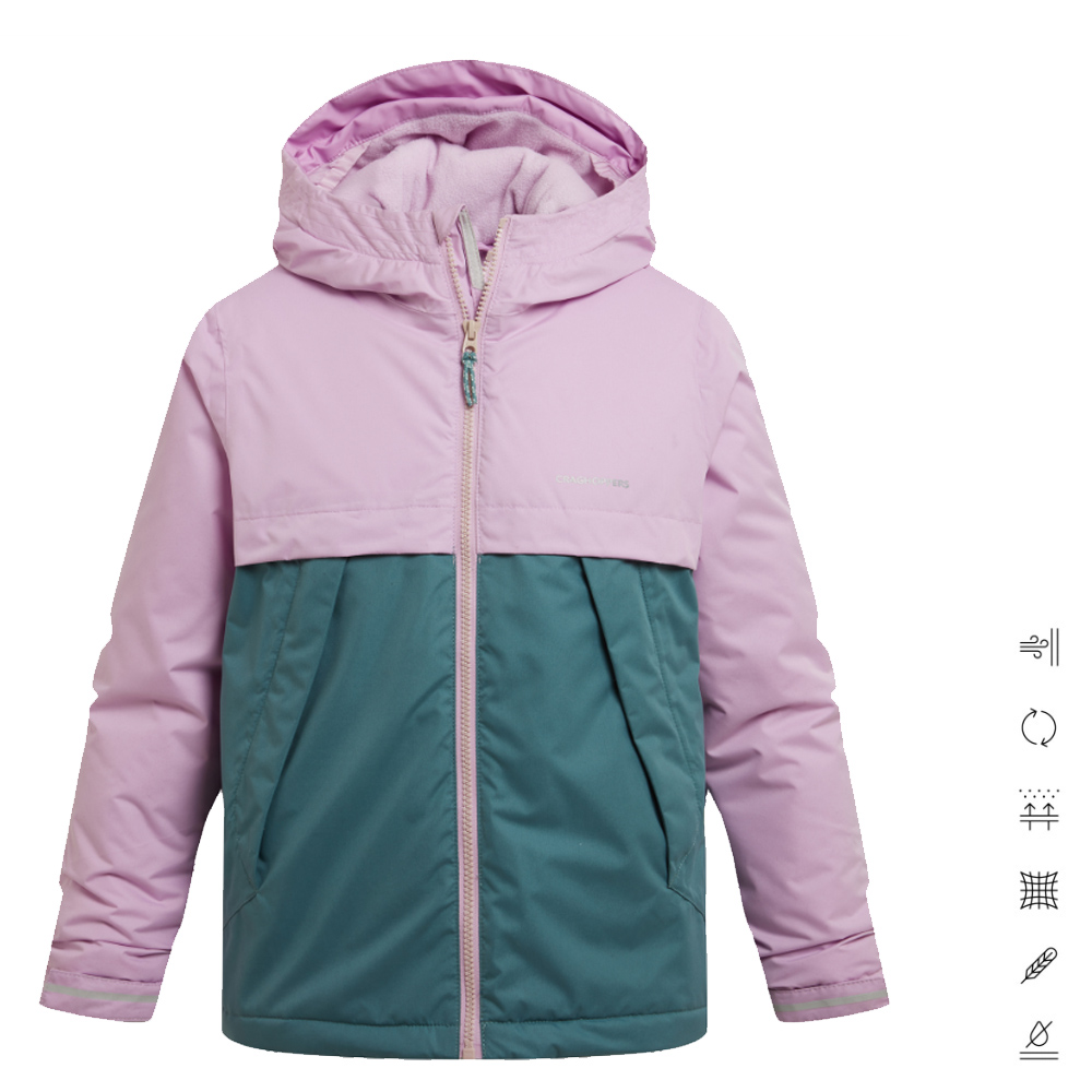 Craghoppers - RISCO Jkt Kinder wasserdichte Outdoorjacke Winterjacke