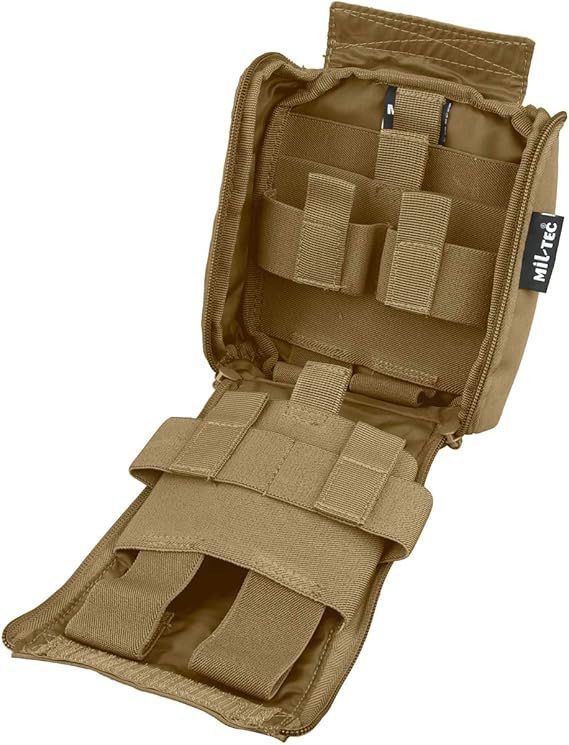 Mil-Tec -  Erwachsene Erste-Hilfe-Paket Tasche, braun