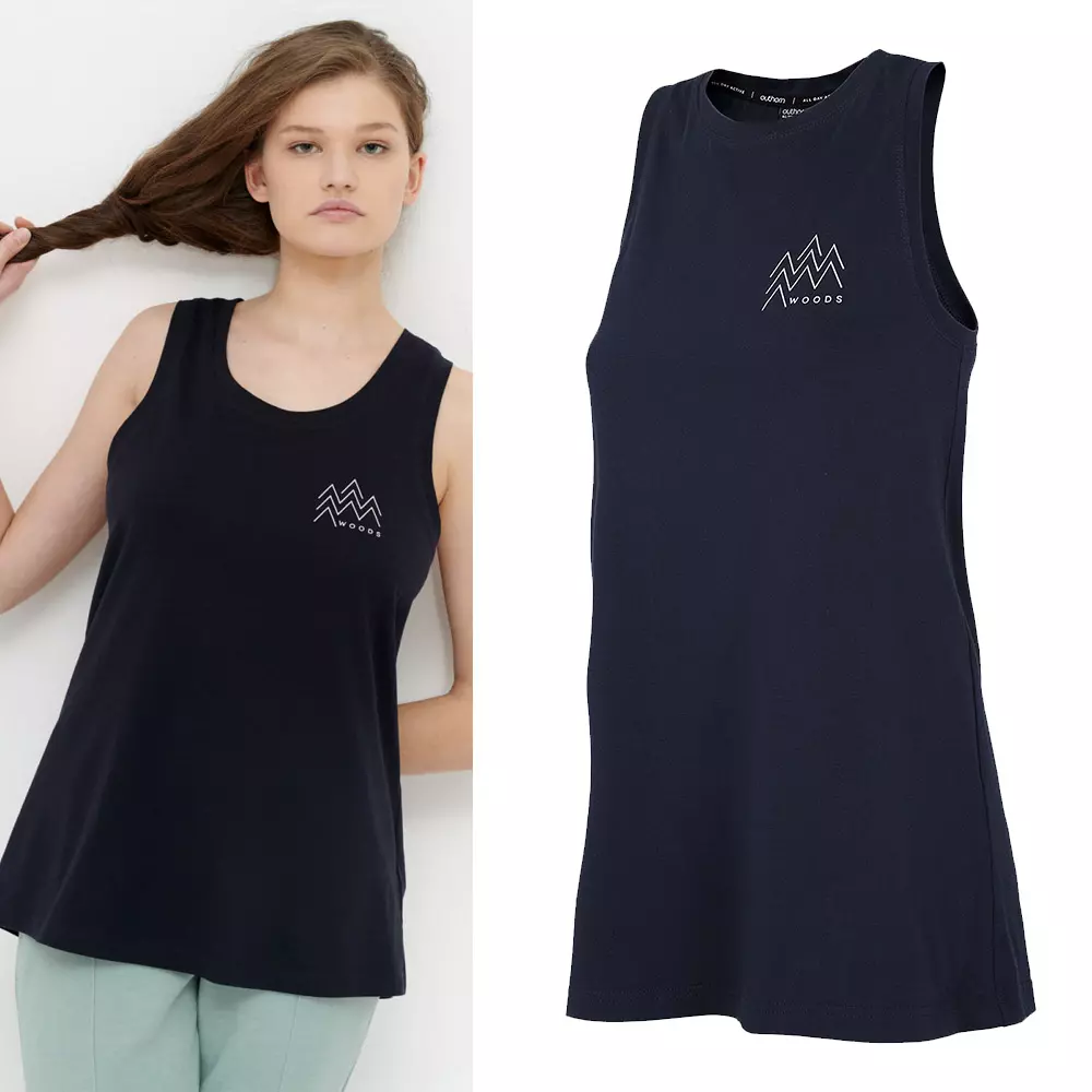 Outhorn - WOODS - Damen Tank Top Baumwolle - navy