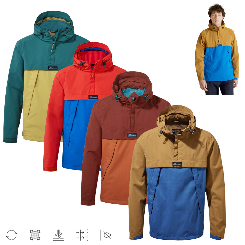 Craghoppers - Anderson Cagoule - wasserdichte Outdoorjacke Regenjacke