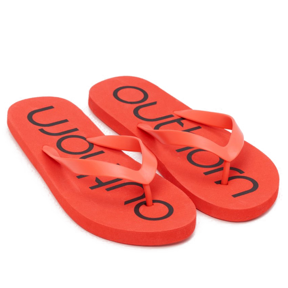 Outhorn - Logo Flip Flops - Herren Zehentrenner - rot