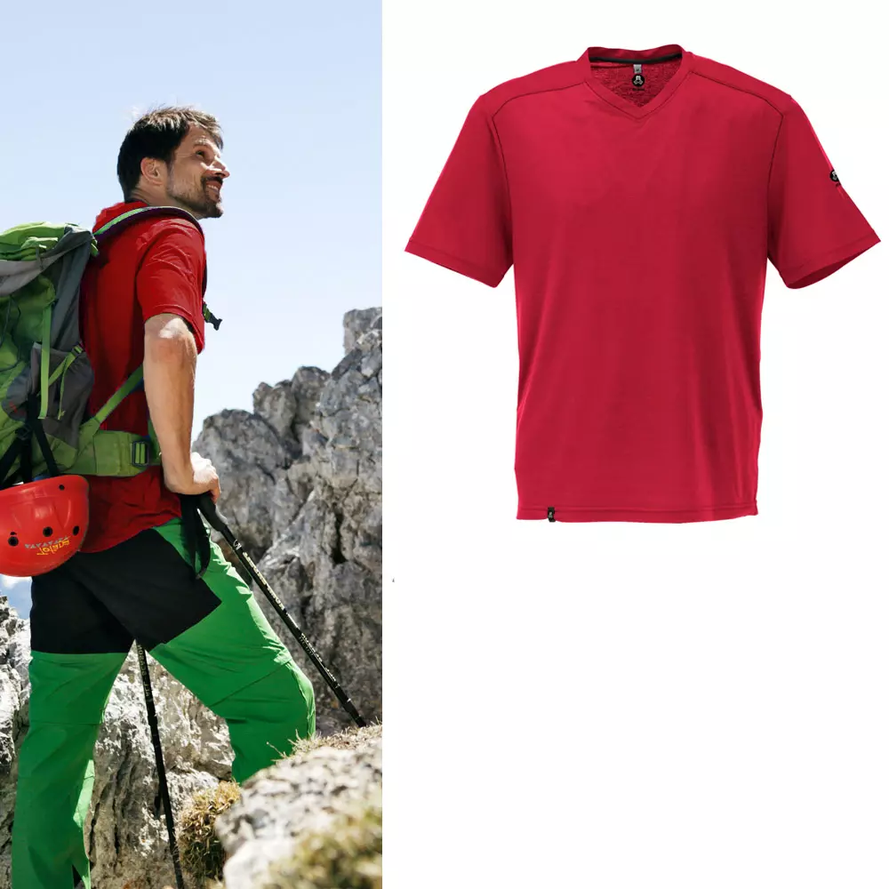 Maul - Grieskogel XT fresh - Herren T-Shirt - rot