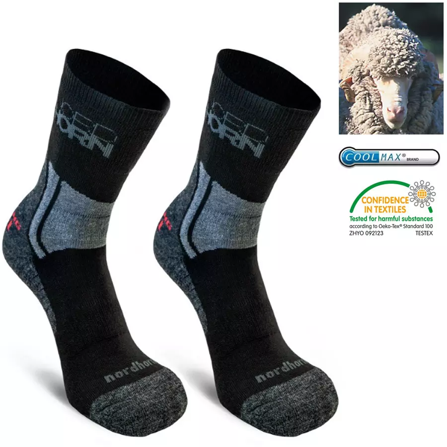 Nordhorn - NH4W dickere Merino Coolmax Trekking Allround Outdoorsocken