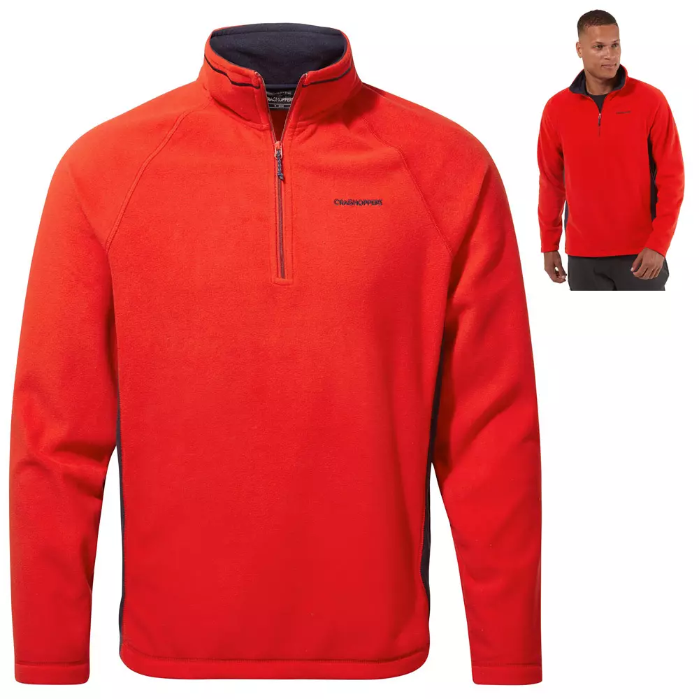 Craghoppers - Corey HZ Fleece Jacke Fleecejacke, rot