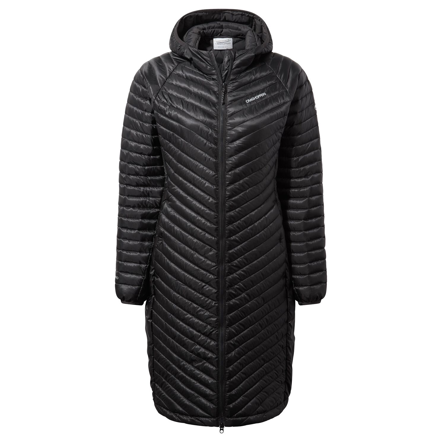 Craghoppers - ExpoLite LongHood Kapuzen Wintermantel Jacke, schwarz