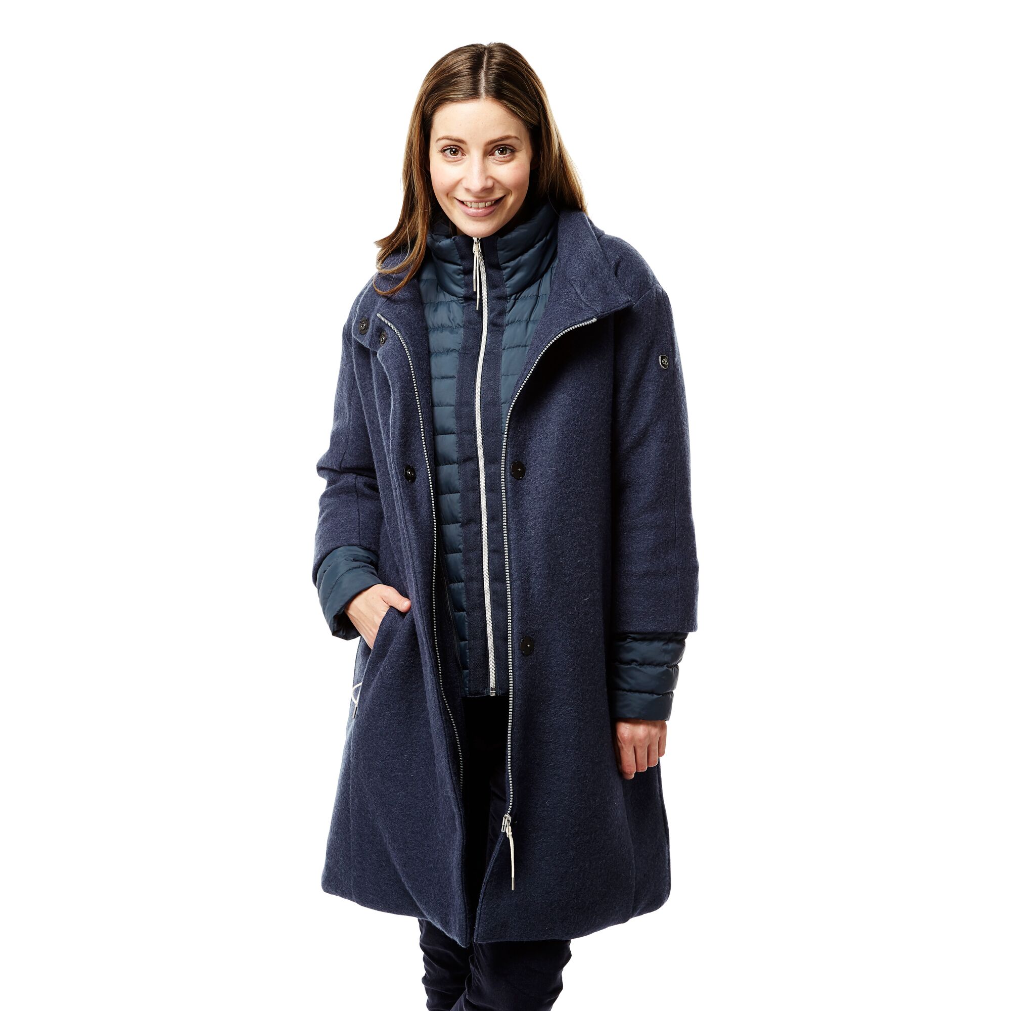 Craghoppers - ELINA Jacket warme Damen Winterjacke Mantel, navy