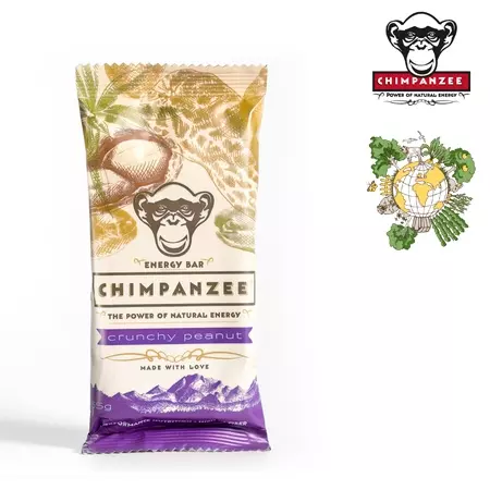 CHIMPANZEE - Energy Bar (55gr.)  - Riegel - Crunchy Peanut Erdnuss