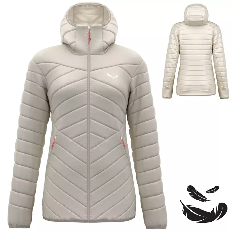 Salewa - Damen BRENTA RDS DWN M JKT, Daunenjacke, oatmeal beige