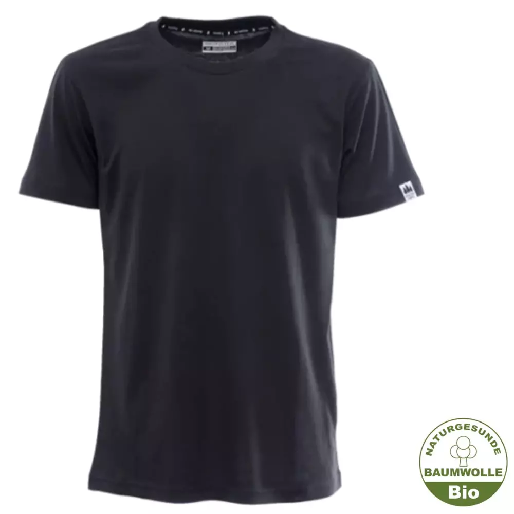 Skratta - Herren Modal Mix T-Shirt LEVI Bio Baumwolle, schwarz