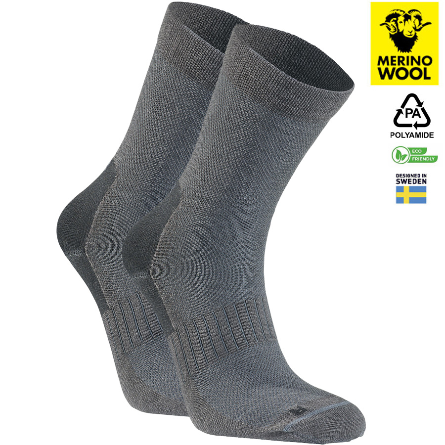 MERINOWOOL - Allround LINER THIN Merino Outdoor Alltags Socken