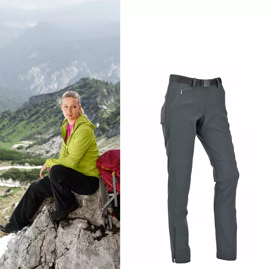 Maul - Peak Perle - Damen Softshellhose - schwarz