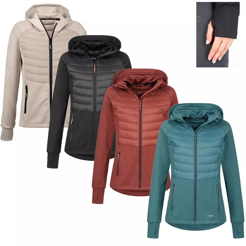 LPO - funktionelle Stretch Hybrid Jacke mit Kapuze - Pam 2 - Damen