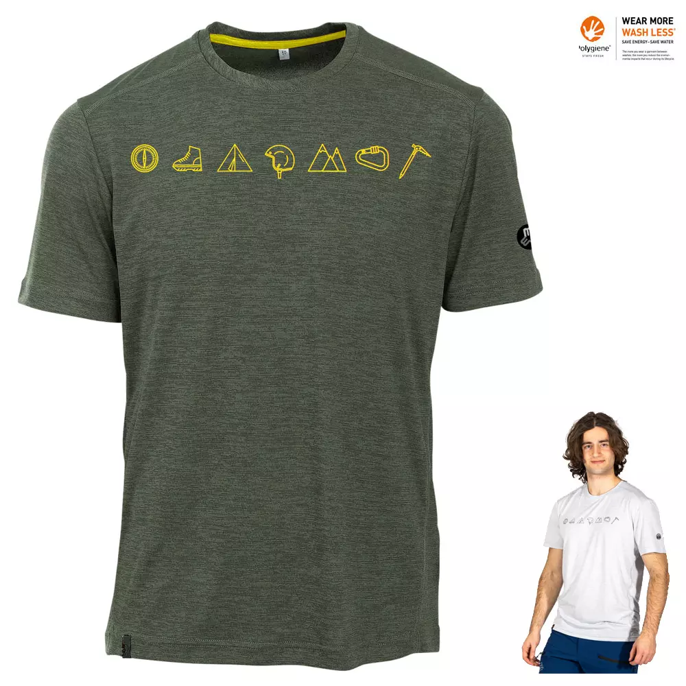 Maul - Grinberg Fresh II schnelltrocknendes Herren T-Shirt, dunkelgrün