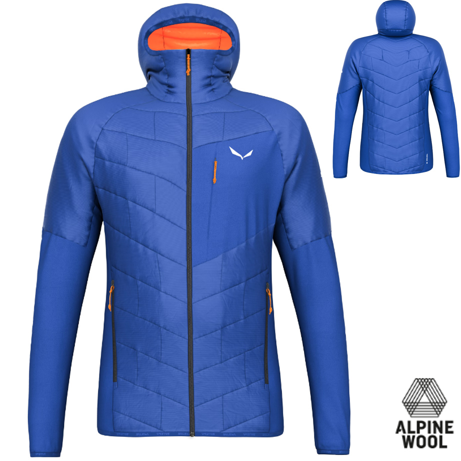 Salewa Ortles Hybrid TWR Jacket Merino Jacke Tirol Wool, blau