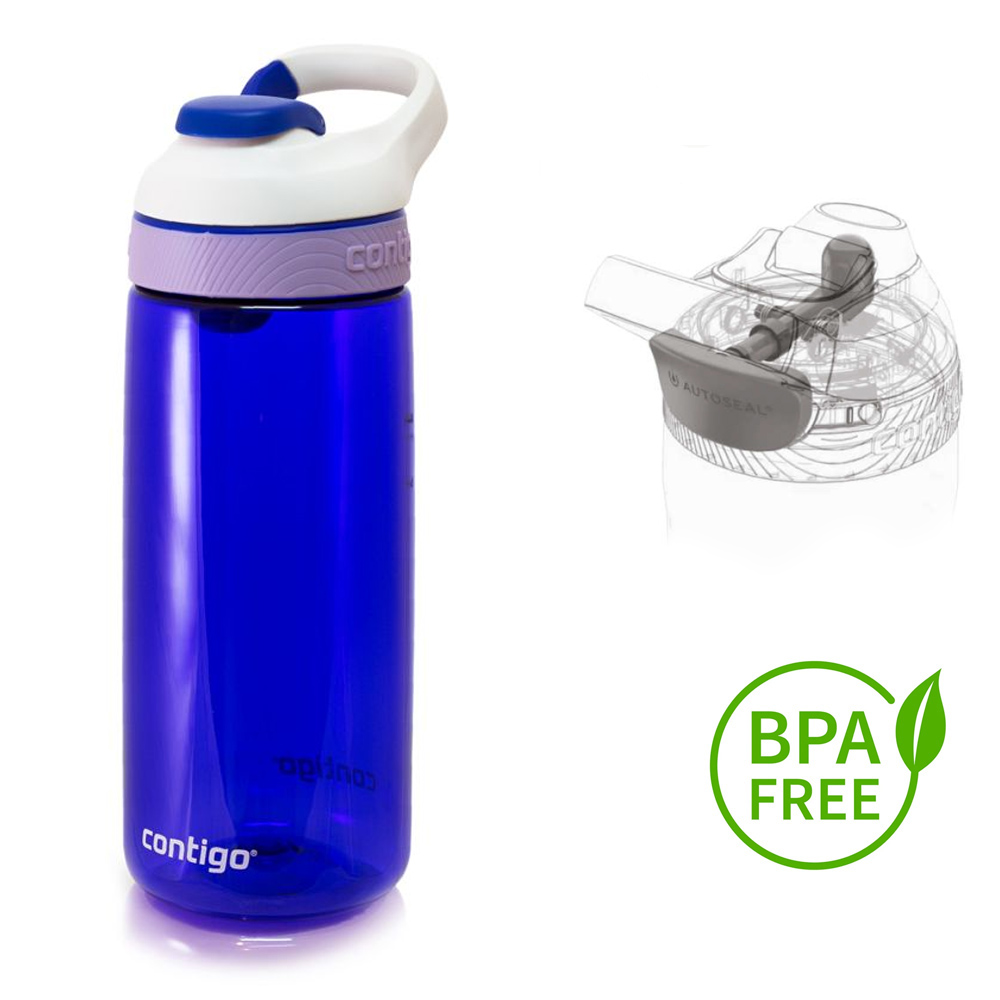 Contigo Trinkflasche Courtney Sport Fitness Flasche - 590ml - blau