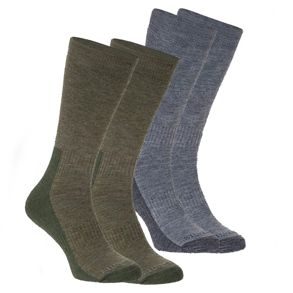 Silverpoint - 2 Paar Merino ALL TERRAIN HIKER - Outdoorsocken