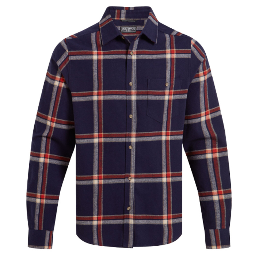 Craghoppers - Gage LS Shirt Flannel Hemd mit langen Ärmel, blau