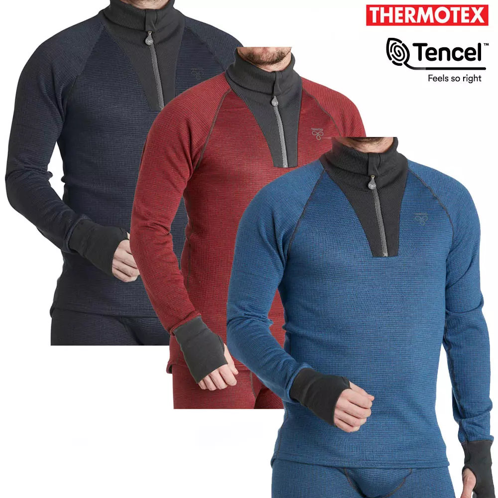 TERMO - Original 2.0 Roll-neck with zip -Termotex Herren Pullover