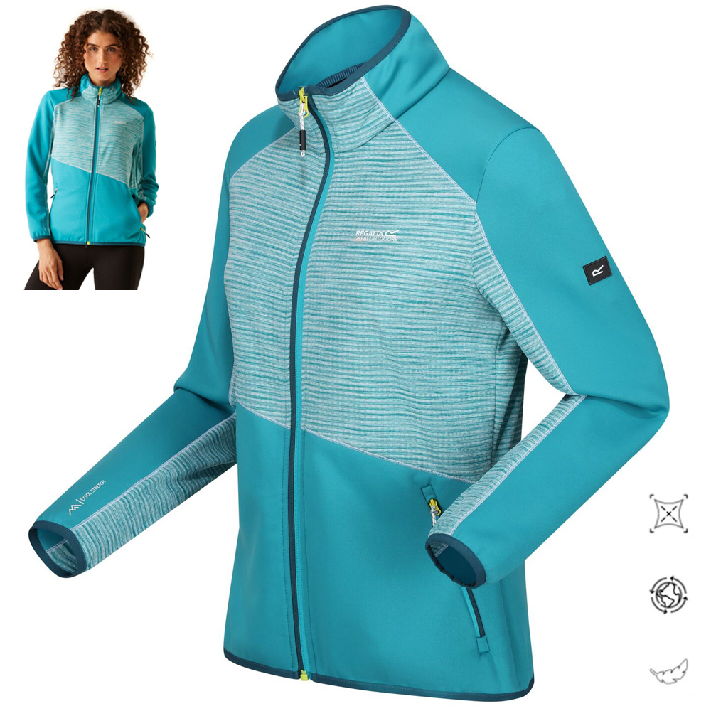 Regatta - funktionelle Extol Stretch Softshell Midlayer Jacke Yare lX