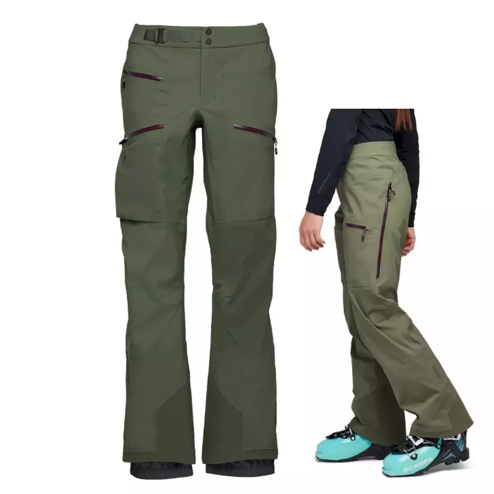 Black Diamond - Skihose Recon LT Stretch Damen Tourenhose, grün