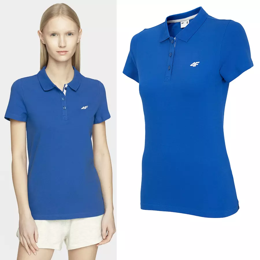 4F - Damen Poloshirt Baumwolle