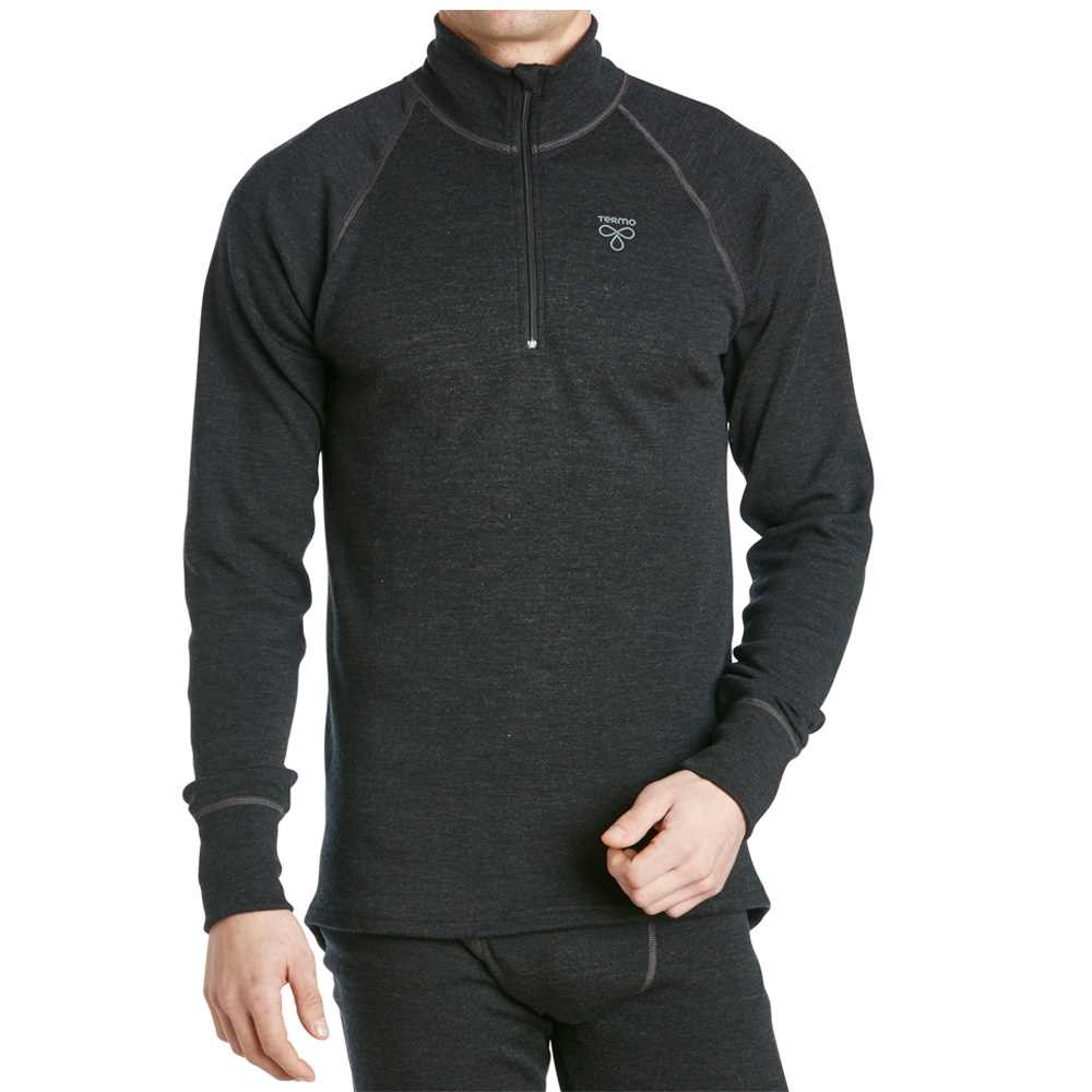 TERMO - Wool Light 2.0 Turtle-neck - Merino Herren Zip Longshirt