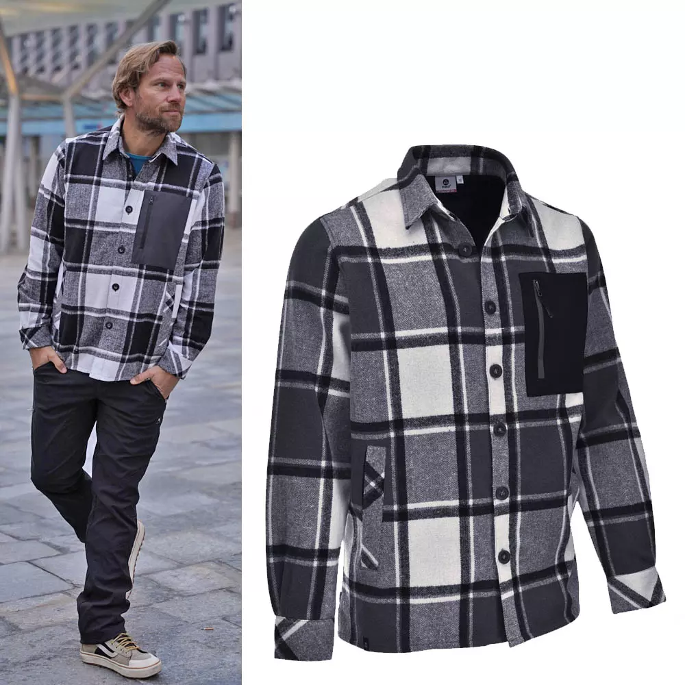 Maul - Herren Flanell Hemdjacke, Flanellhemd Villingen