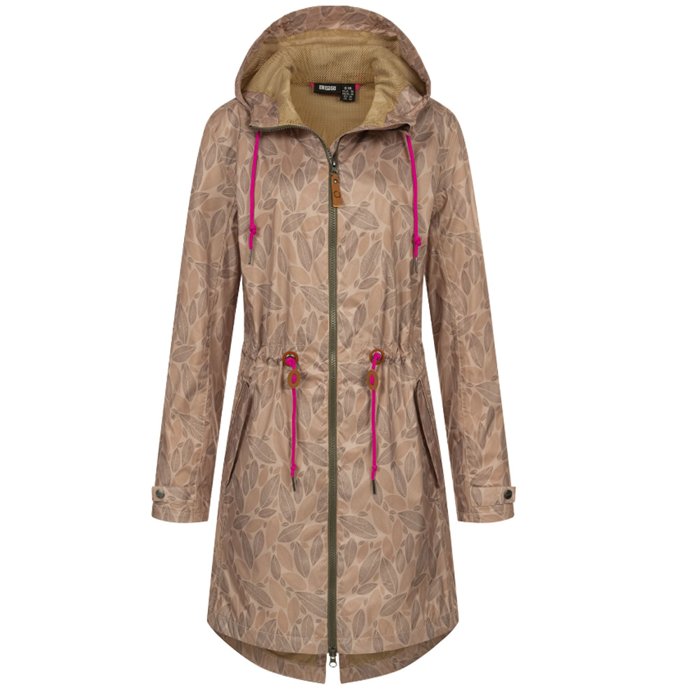 LPO - Regenmantel Viviane 2 aus Funktionsmaterial Regenjacke, beige