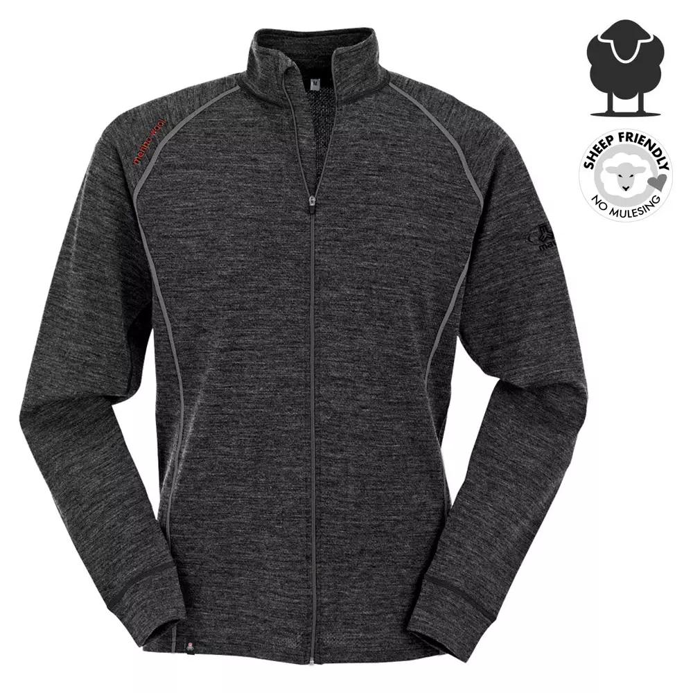 MERINOWOOL - Herren Maul Wolljacke 100% Merino Jacke Brisi