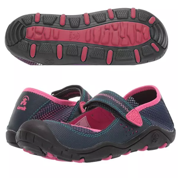 Kamik - Kinder Outdoorsandale mit Klett Festiva, navy