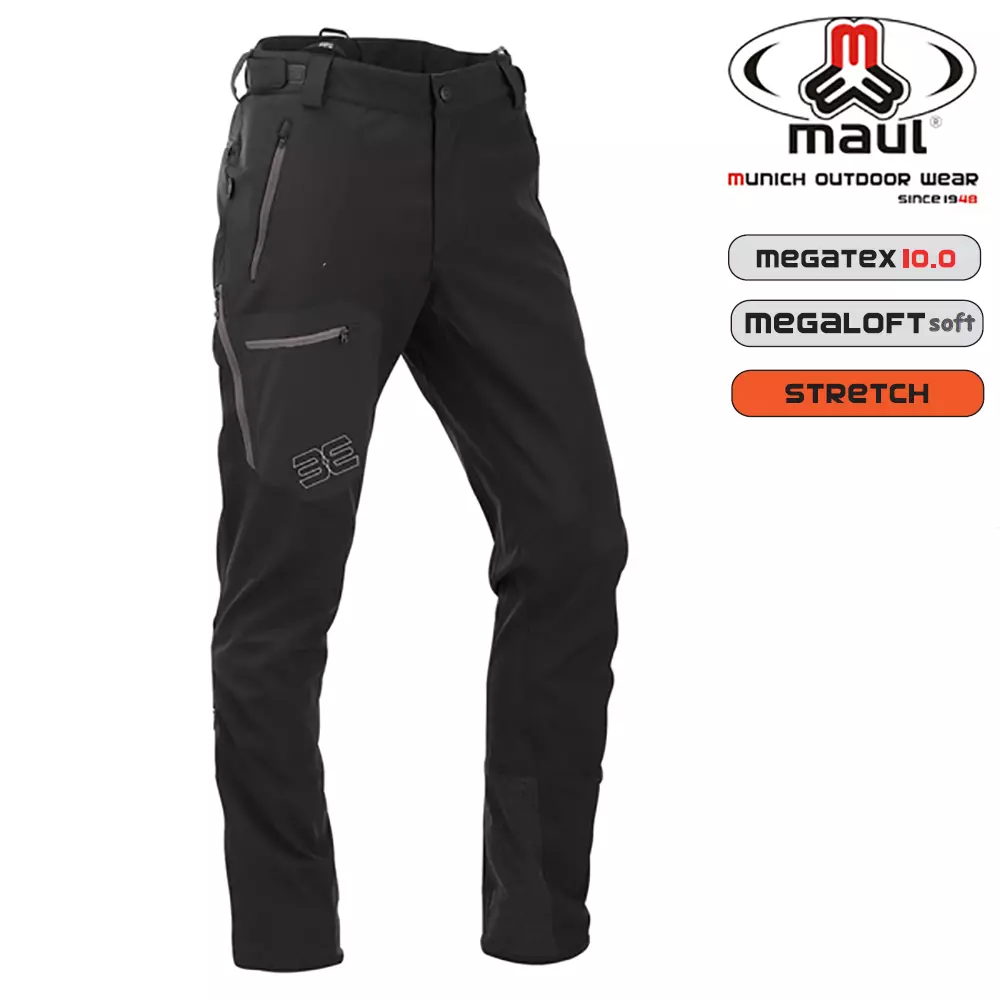 Maul - Hochseiler - Herren Skitourenhose Megatex 10.0 - schwarz