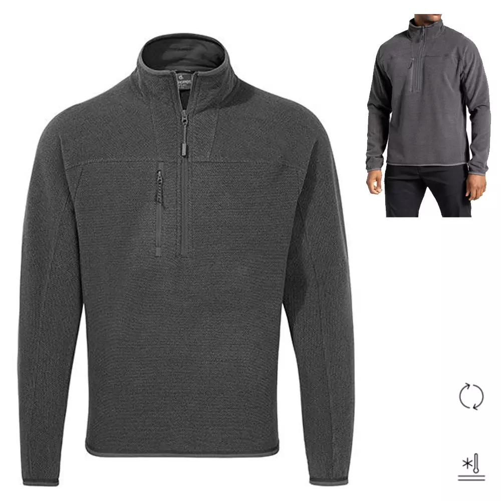 Craghoppers - Microfaser Herren Sweatshirt Expert Active Fleece, grau